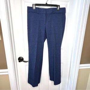 ⭐️ Ann Taylor LOFT Blue Marissa Trouser Pants Flat Front Size 10P